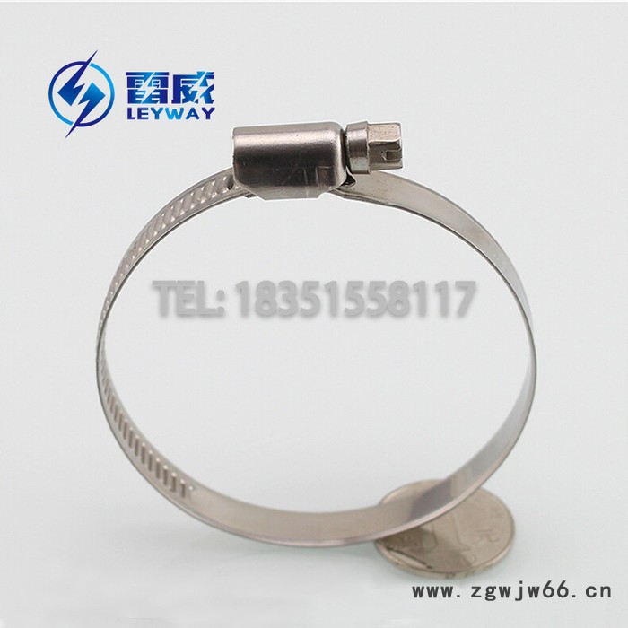 **不锈钢德式喉箍 德式抱箍 软管线路喉箍 德式不锈钢卡箍 304德式喉箍 德式水带卡箍 201德式9mm宽喉箍图6