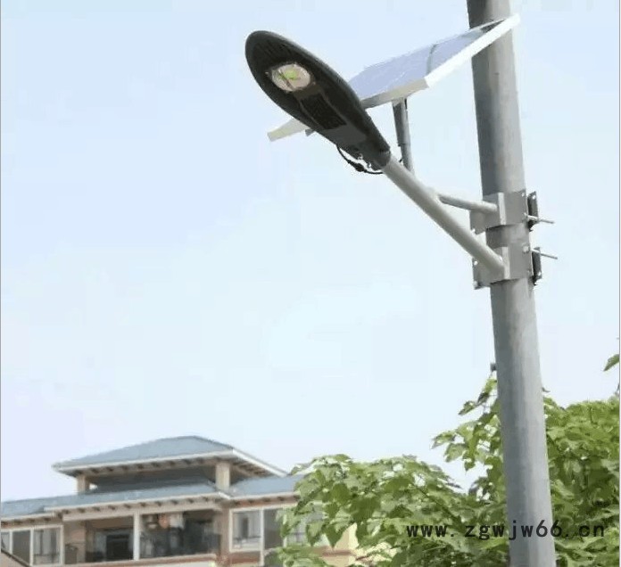 LED挑臂路灯一体化太阳能挑臂支架新农村吸墙电线杆抱箍灯LDTYN-0032图5