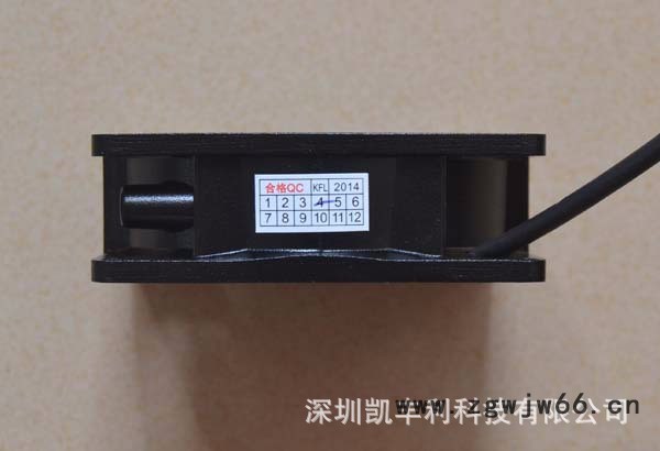凯丰利KFL8025-7工业风扇/双滚珠纯铜线铝合金外框/高端品质散热风扇图5