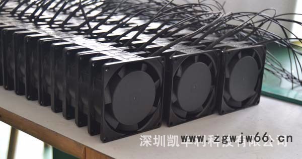 凯丰利KFL8025-7工业风扇/双滚珠纯铜线铝合金外框/高端品质散热风扇图6