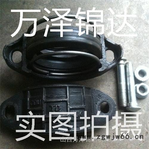 河南卡圈  矿用铁环焊接卡箍 绝缘法兰承受压力大图3