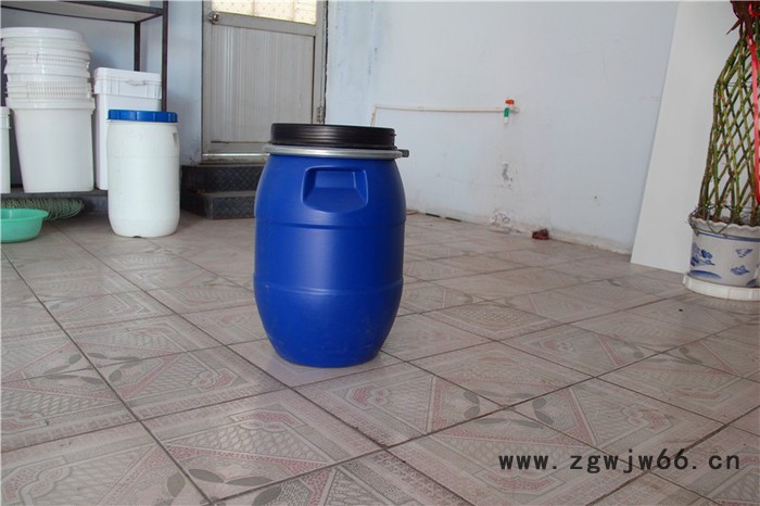 【厂家批发】加厚型30升铁箍桶法兰塑料桶30L公斤清洁桶大口抱箍桶卡子桶 推广图4