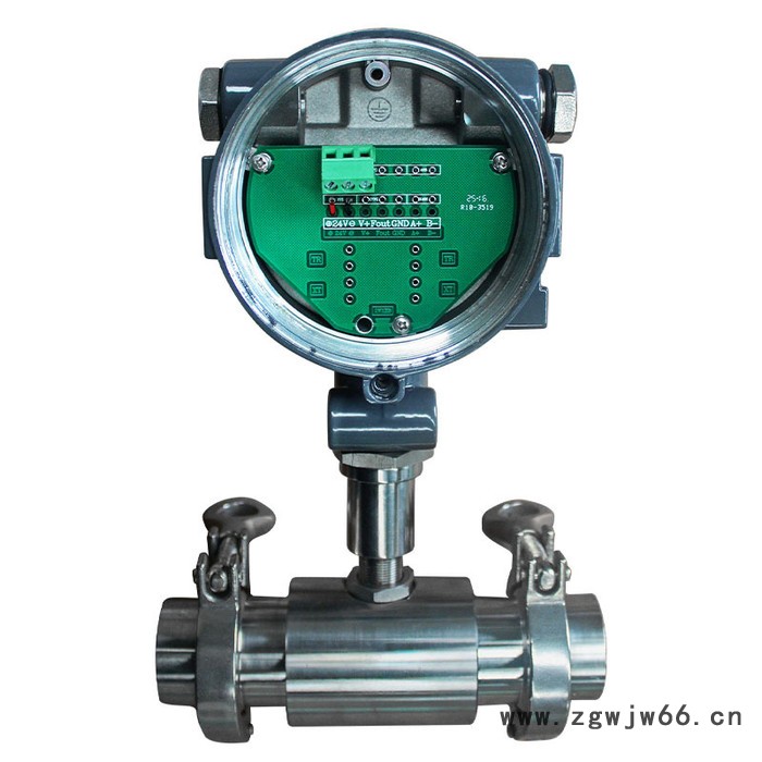 直销DN32卡箍涡轮流量计 远传自动化工厂不锈钢高压编程图2