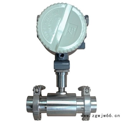 直销DN32卡箍涡轮流量计 远传自动化工厂不锈钢高压编程