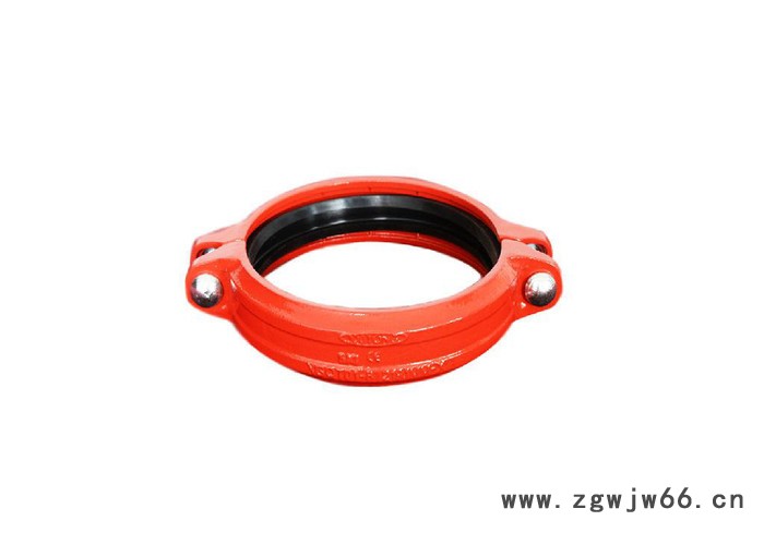 亿佰通沟槽管件 刚卡 X系列刚卡 卡箍 耐高压 生产厂家  红色卡箍