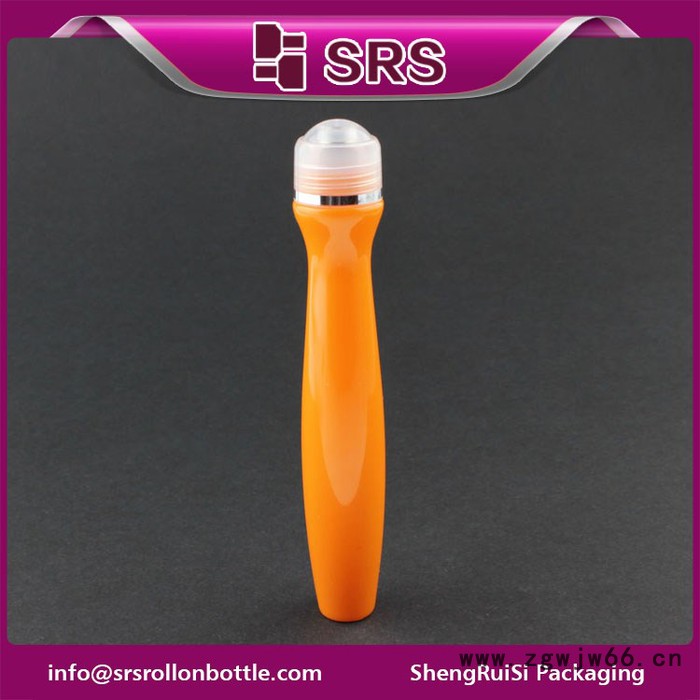 圣瑞斯品牌PETG腰圆滚珠瓶15ML眼霜走珠瓶 **化妆品包材旅行便携瓶可重复使用图3