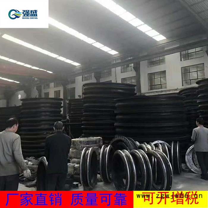 强盛 耐油耐酸碱内衬四氟橡胶接头 KXT可曲挠橡胶接头 卡箍式橡胶接头 管道减震器避震喉 大口径法兰连接橡胶软连接图8