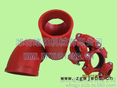 潍坊绪强机械 --煤矿沟槽式卡箍制造专家 专家级水准为您专业打造各种压力的矿用沟槽式柔性快速管接头/卡箍卡兰图2