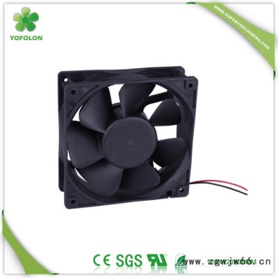 永福隆厂家供应 120x120x38mm  含油滚珠 12V  24V  48V  12038 大风量低噪音直流散热风扇