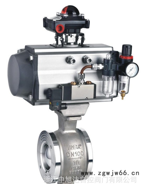 卡箍式卫生球阀 3PCQ681F气动三片式 卫生级气动球阀