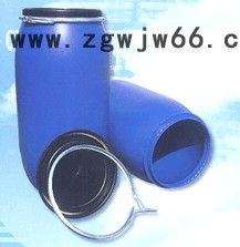 专业生产包抱箍塑料桶 食品160公斤塑料桶 工业化工桶160升加厚铁箍桶 卡子桶图2