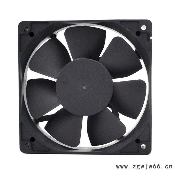 供应12025机箱机柜轴流散热风扇  四线pwm双滚珠大风量直流扇图2