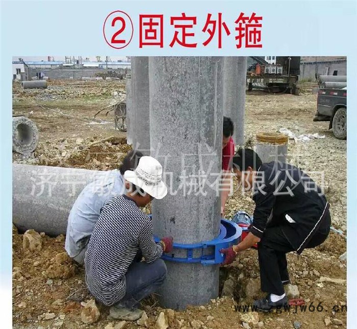 卡箍式切桩机  高效率除桩机械 济宁敏成 专业图2