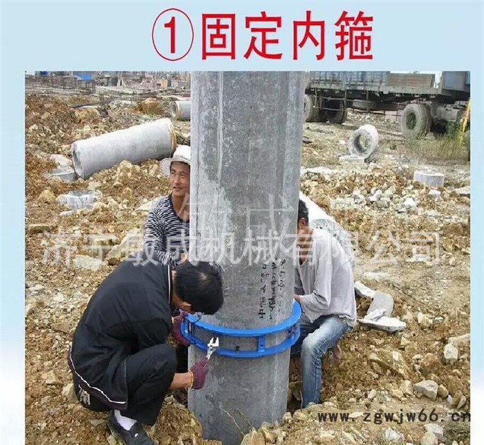 卡箍式切桩机  高效率除桩机械 济宁敏成 专业