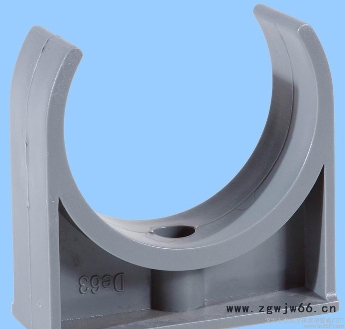 管卡PVC-u抱箍鞍卡座卡塑料管化工用定做环保排水排风大口径图2
