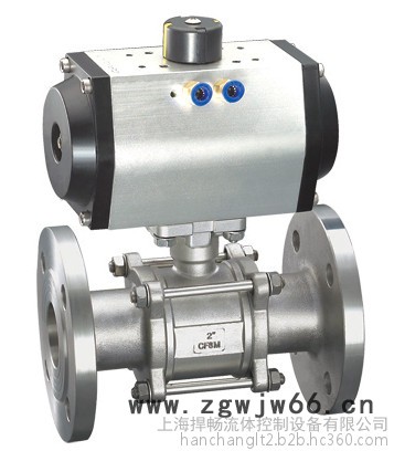 **产品推荐 气动三片卡箍球阀图2