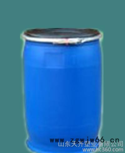 200升广口塑料包装桶 200L千克敞口化工卡子桶抱箍桶图3