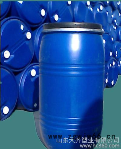 200升广口塑料包装桶 200L千克敞口化工卡子桶抱箍桶图2