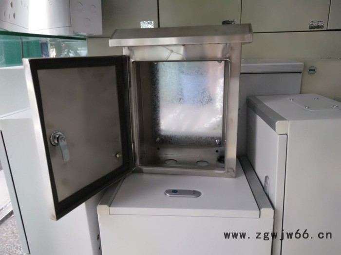 网联电气室外防水不锈钢配电箱户外防雨监控设备箱挂杆抱箍箱400*300监控图2