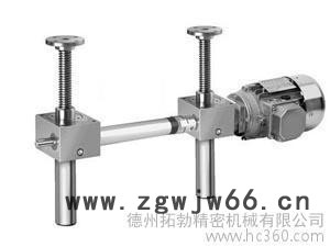 TOBO-拓勃SJB50蜗轮螺旋升降机/精密滚珠丝杆升降机/小型固定丝杆升降器图3