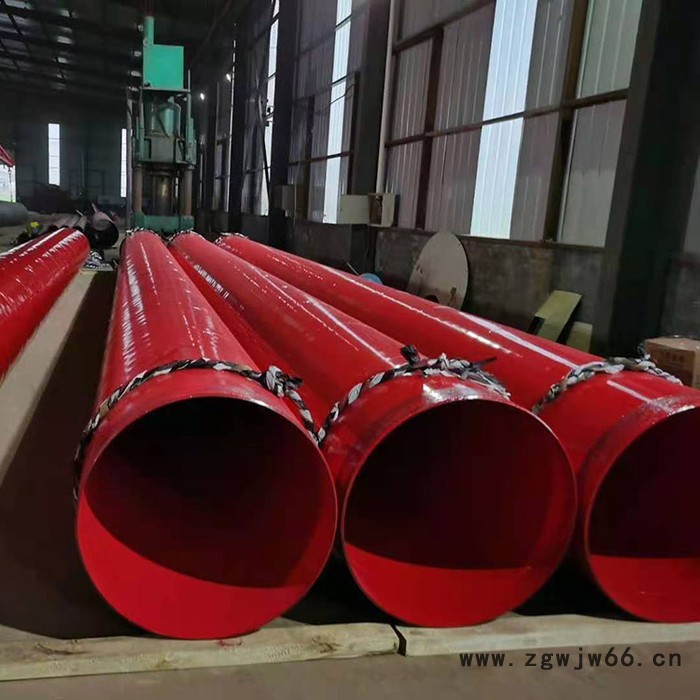 亿金 沟槽式消防涂塑钢管 卡箍连接涂塑钢管厂家采购价格图2