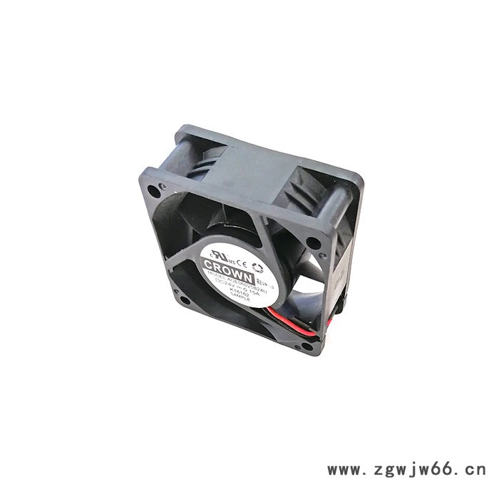 散热风扇AGE06025B24U 24VDC 60x60x25mm 双滚珠轴承 CROWN二线图4