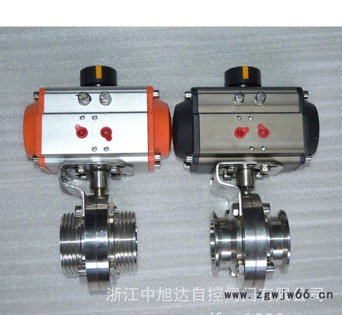 气动卫生级蝶阀，卡箍蝶阀，食品级蝶阀