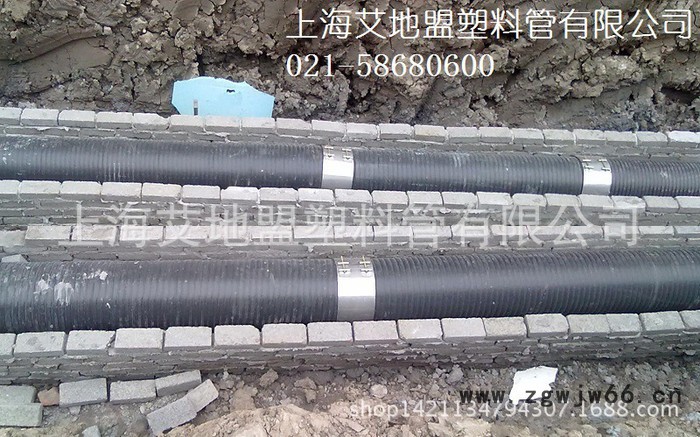 HDPE中空壁缠绕管 结构壁管 承插连接 卡箍连接图3