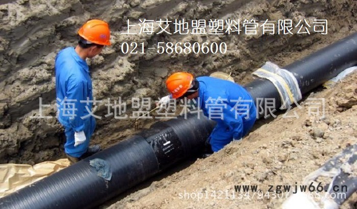 HDPE中空壁缠绕管 结构壁管 承插连接 卡箍连接图2