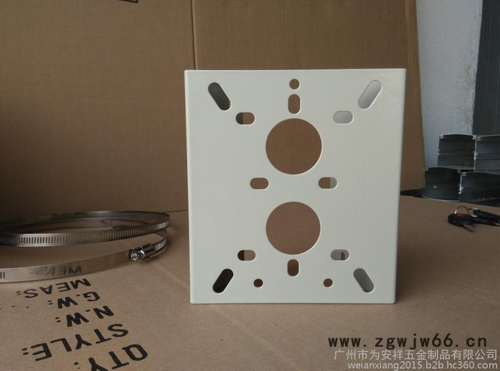 供应为安祥抱柱支架立杆摄像机支架监控球机支架电线杆抱箍支架球机支架座图5