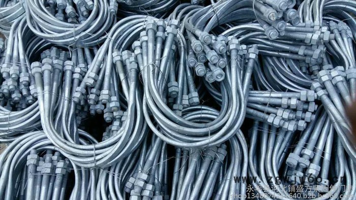 现货供应U型抱箍 卡箍 电力金具规格齐全（可定制）图4