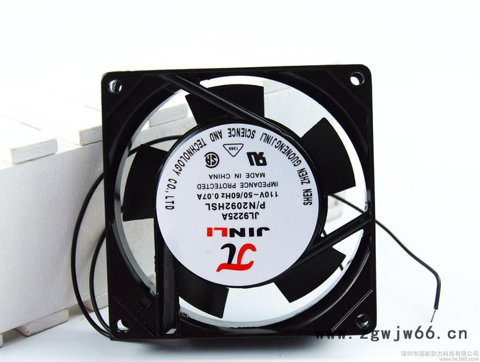 散热风扇定做AC9225双滚珠工业风扇机械设备交流散热风扇图2