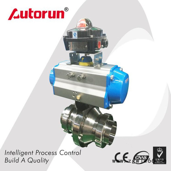 欧德隆Autorun气动卫生级球阀卡箍连接图4