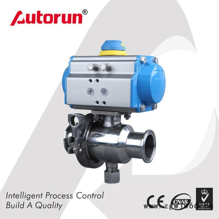 欧德隆Autorun气动卫生级球阀卡箍连接图3