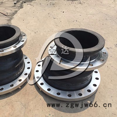 贵州JGD耐酸碱耐油耐高温耐磨衬四氟橡胶软接头橡胶软连接橡胶膨胀节厂家 卡箍式可曲挠橡胶接头图6