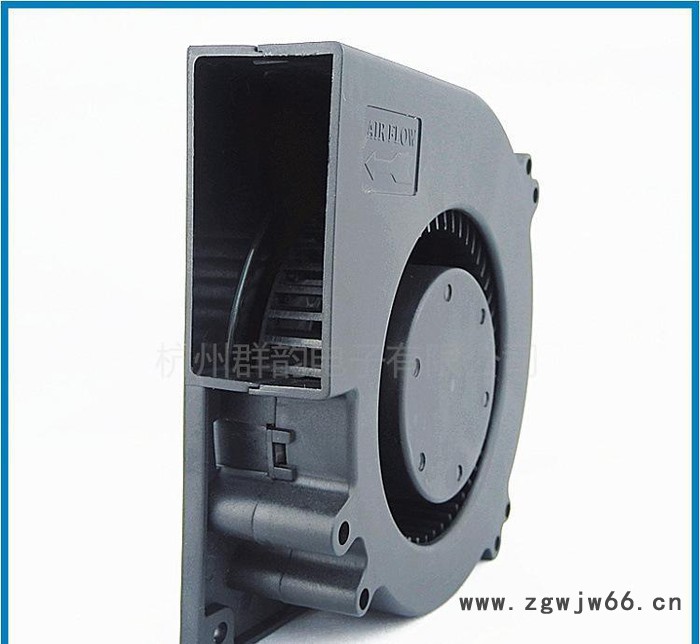 杭州生产DC12032直流双滚珠轴承离心式鼓风机 涡轮负压风图2