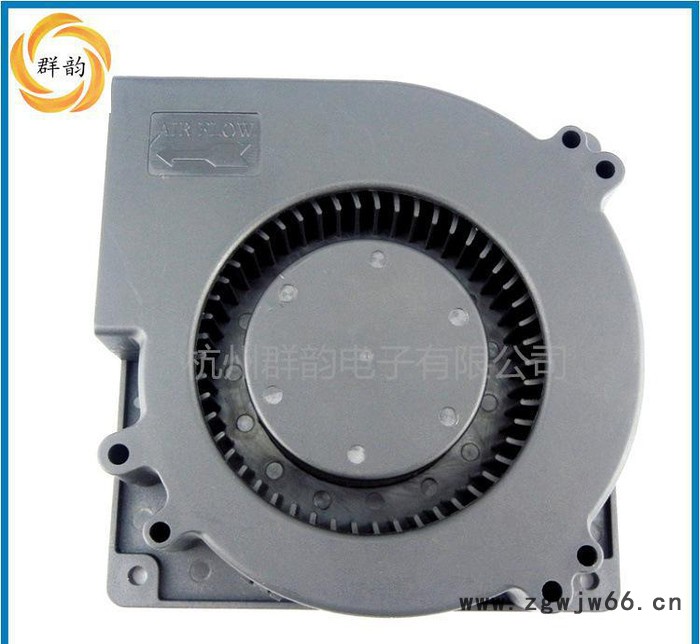 杭州生产DC12032直流双滚珠轴承离心式鼓风机 涡轮负压风图3