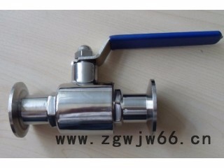 金口ZGWS 北京卡箍卫生级球阀 北京制造 厂家制造卫生级三通球阀 优惠**中图3