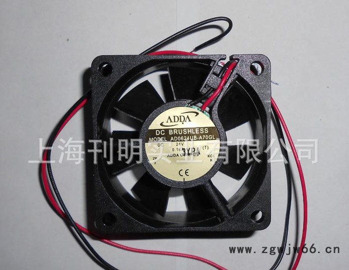 ADDA散热AD0624UB-A70GL  6025 24V直流风扇 6cm双滚珠 超高速图2