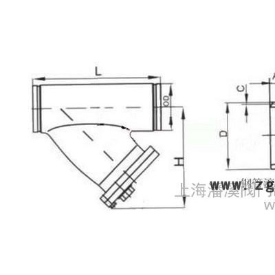 供应DFSRY-16Q沟槽式卡箍Y型过滤器-上海潘溪阀门制造有限公司