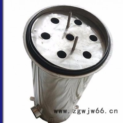 沃源卡箍式精密过滤器不锈钢大流量保安过滤器水处理设备