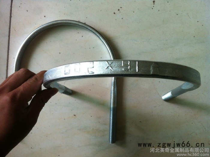 供应【物美价廉 新春上市】 供应热镀锌16*190U抱箍图3