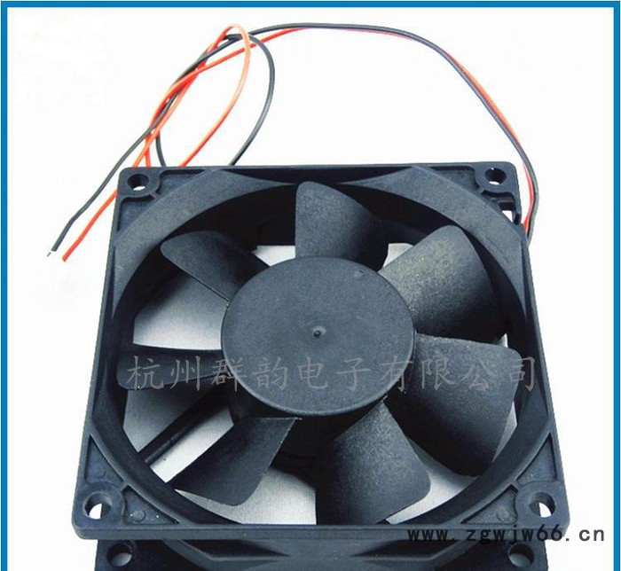 直销高性能长寿命QY8025双滚珠轴承散热风扇 24V直流散图3