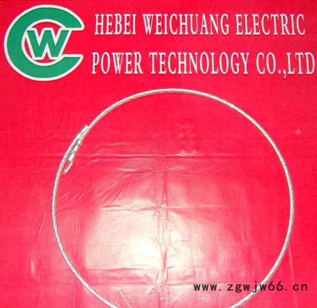 接地线 ADSS光缆金具 悬挂线夹 U型挂环 光缆抱箍 防震图3