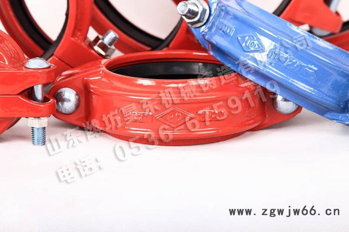 供应沟槽管件 消防管件 无缝管件 108卡箍  钢卡 **图3