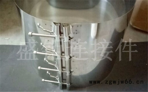 宁波卡箍厂家生产各类塑钢缠绕管连接件工艺精良/牢固力强/DN200图2