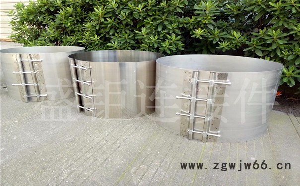 宁波卡箍厂家生产各类塑钢缠绕管连接件工艺精良/牢固力强/DN200图6