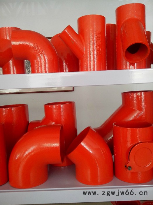 卡箍式连接方式排水管件、三通、弯头、变径、四通、检查口规格dn50-dn300等图5