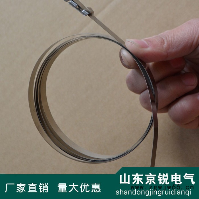 电线杆扎带 电线杆抱箍 电力标牌不锈钢扎带1米1.2米1.5图3