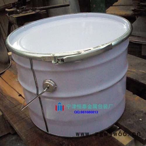『专业恒泰』供应10升抱箍桶 化工桶 油漆桶 马口铁化工桶（图10升）图3
